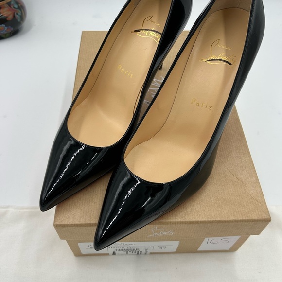Women's Christian Louboutin Kate 85 patent heels size 37 made in Italy - Picture 4 of 10